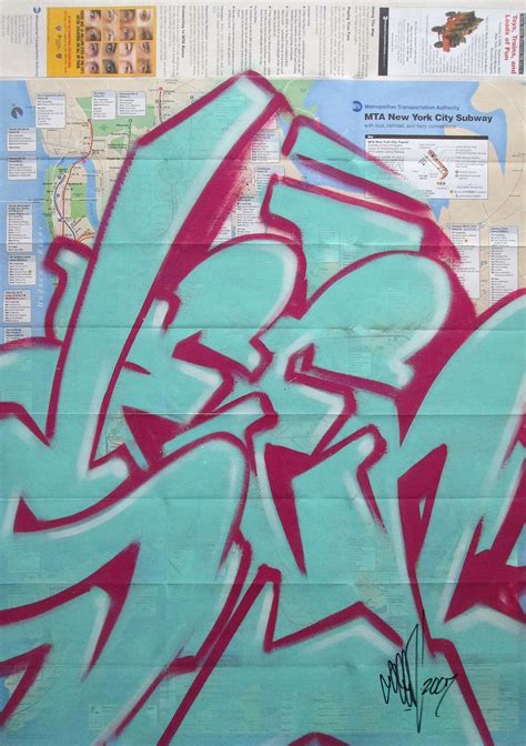 GRAFFITI ARTIST SEEN - "Full SEEN Blue" NYC Map | DirtyPilot