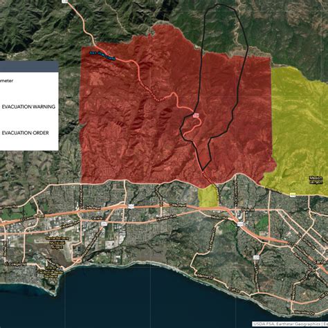 Santa Barbara County Fire Map - Map