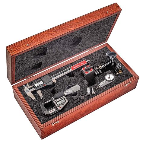 Starrett - Machinist Caliper & Micrometer Tool Kit: 0 to 6" Caliper, 0 ...