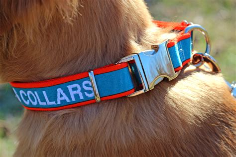 Personalized Dog Collar With Embroidered Names - Hot Dog Collars