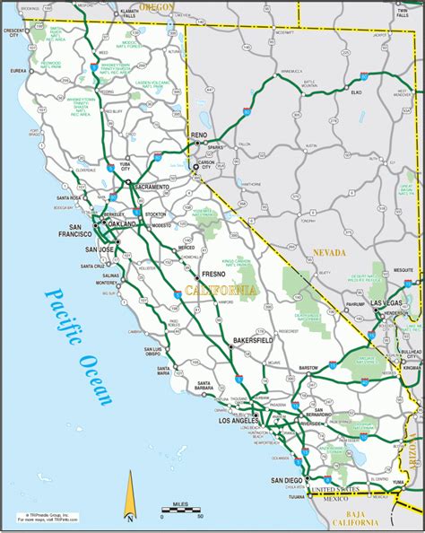 Printable Map Of California - Printable Maps