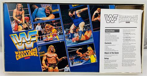 WWF Wrestling Challenge Game - 1991 - Milton Bradley - Great Condition ...