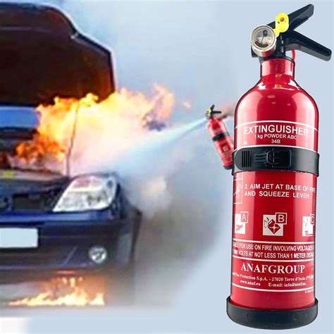 Simply Auto 1KG FIRE EXTINGUISHER WITH GAUGE - SFE1