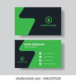 Professional Business Card Template Vector Stock Vector (Royalty Free) 1461193118 | Shutterstock