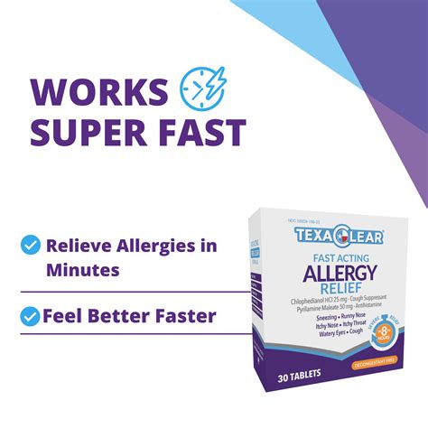 TexaClear® Fast-Acting Allergy Relief Tablets | Shop Now – TexaclearNow