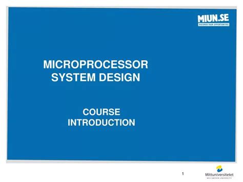 PPT - Microprocessor system design PowerPoint Presentation, free download - ID:1681755