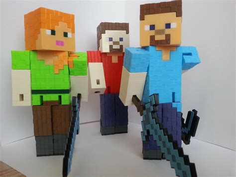 3D Printed Minecraft Steve by coufi2002@seznam.cz | Pinshape