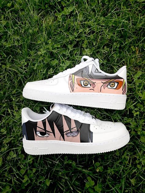 Naruto x Sasuke Air Force One | Naruto shoes, Custom shoes diy, Custom ...