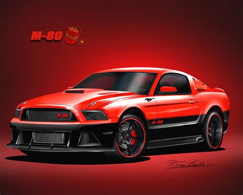 2013- 2014 Ford Mustang Fine art prints & posters by Danny Whitfield