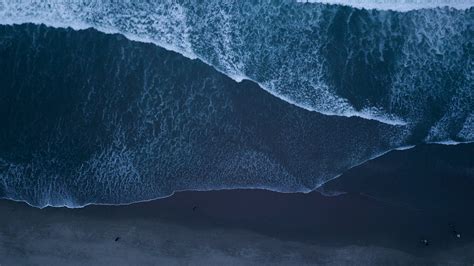 Playa de noche vista aérea Fondo de pantalla ID:3350