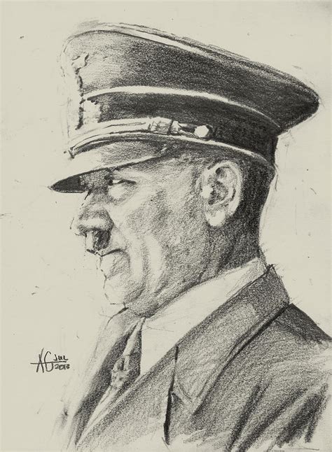 Adolf Hitler Drawing by Antero Guerra - Fine Art America