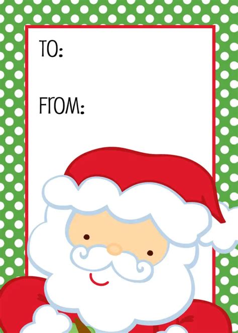 40 Unique Printable Christmas Gift Tags | KittyBabyLove.com