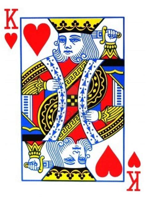 King of hearts playing card | Hearts playing cards, King of hearts card ...