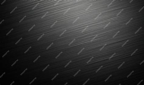 Premium AI Image | black brushed metal textured background