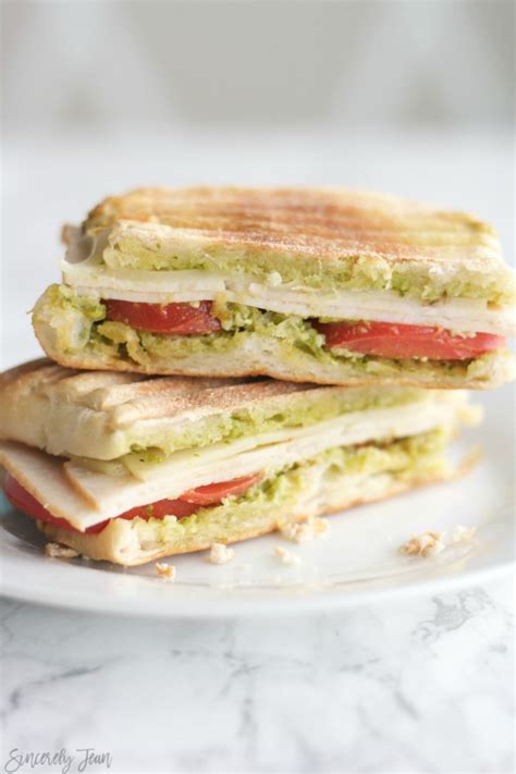 Turkey Pesto Panini - Sincerely Jean