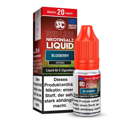 SC Red Line Nikotinsalz Liquid - Blueberry - Dampfbörse