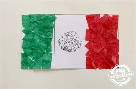 3 Fun Mexican Flag Crafts for Kids with Printable Flag of Mexico | Kids ...