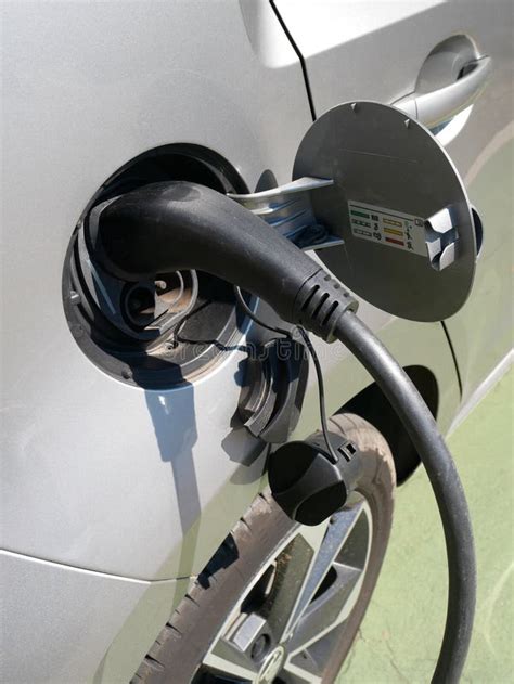 Charging Cable of an Electric Car Stock Photo - Image of transportation ...