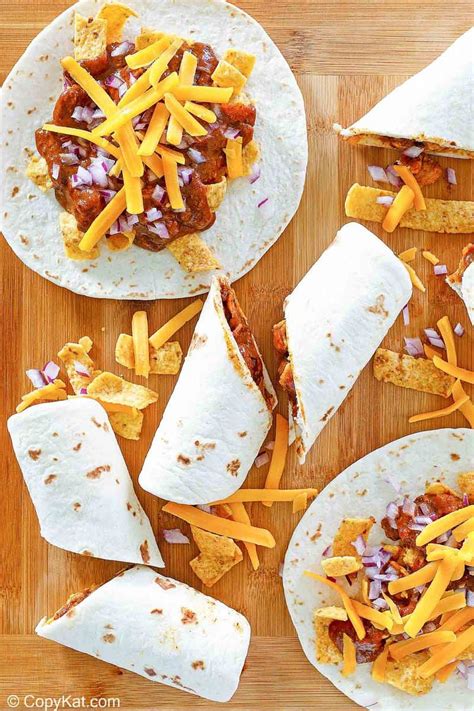 Sonic Frito Chili Cheese Wrap - CopyKat Recipes