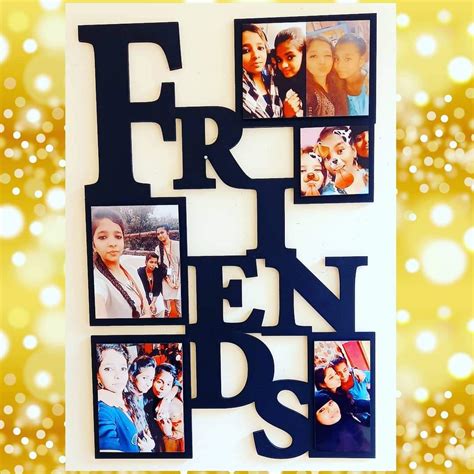 Customised Photo Frame for Friends | Best Birthday Gift - Homafy