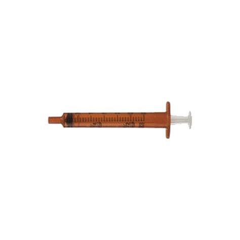 Becton Dickinson Oral Syringe with Tip Cap 1 mL, Amber (500 count) - 58305207 - Shoplet.com