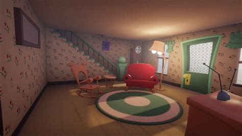 Courage The Cowardly Dog living room WIP : r/PS4Dreams