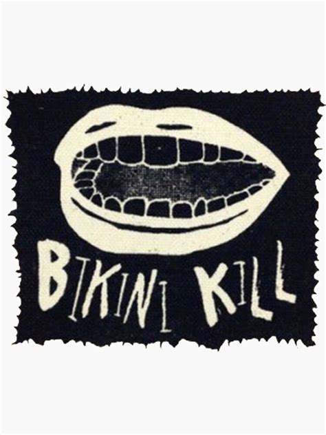 "Bikini Kill " Sticker for Sale by nightchannel | Redbubble