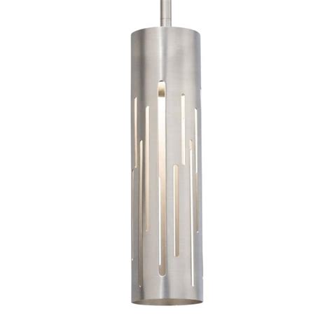 Kichler Brushed Nickel Mini Modern/Contemporary Cylinder Integrated LED ...