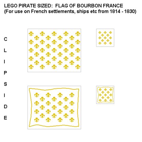 French flags for your creations! - Pirate MOCs - Eurobricks Forums