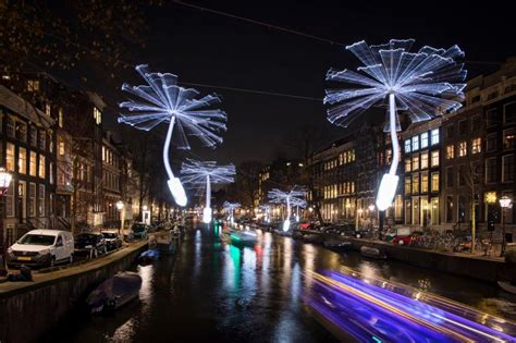 Experience Amsterdam Light Festival from a boat - Anne Travel Foodie