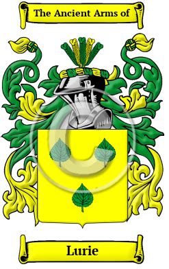 Lurie Name Meaning, Family History, Family Crest & Coats of Arms