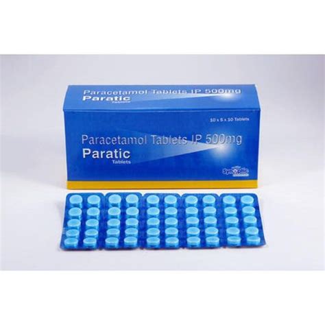 Generic Medicine Paracetamol Tablets Ip 500Mg Age Group: Suitable For All Ages at Best Price in ...