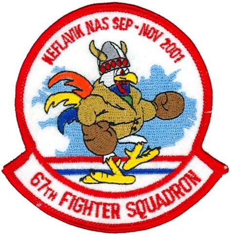 67th FIGHTER SQUADRON – KEFLAVIK NAS 2001 | Flightline Insignia