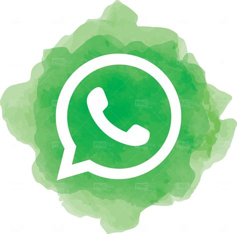 Whatsapp Watercolor Social Media Icon Logo - Photo #1034 - PngFile.net ...