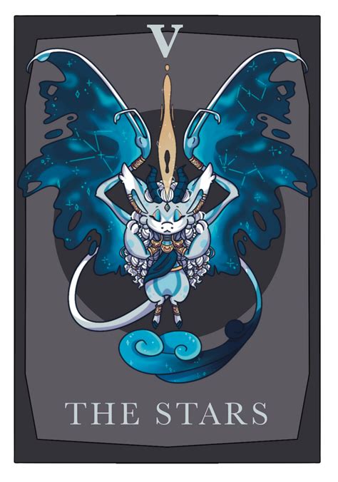 Tarot Card - The Stars by Caldercloud on DeviantArt