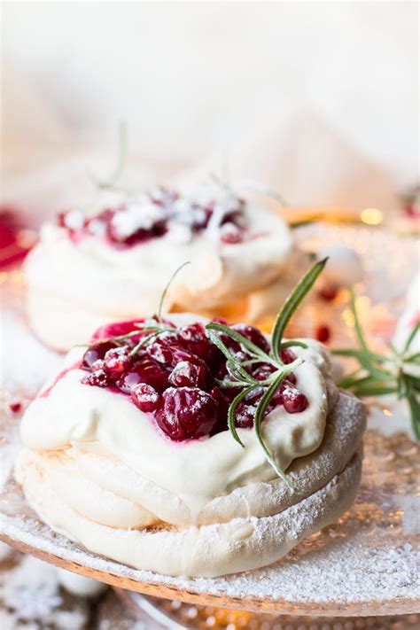 Dancer's Christmas Pavlova Dessert (Eggnog & Cherry) - Ginger with Spice