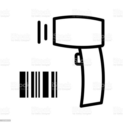 Handheld Barcode Scanner Icon