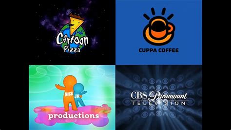 Combo logos: Cartoon Pizza/Cuppa Coffee/Nick Jr. Productions ...