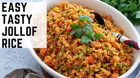 Easiest & Tasty Cameroonian Jollof Rice | African Food | Well and Tasty ...