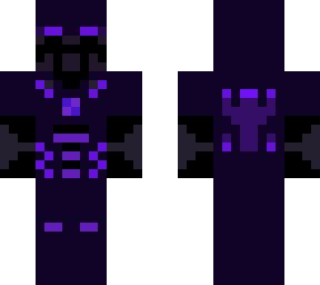 The Obsidian armor | Minecraft Skin