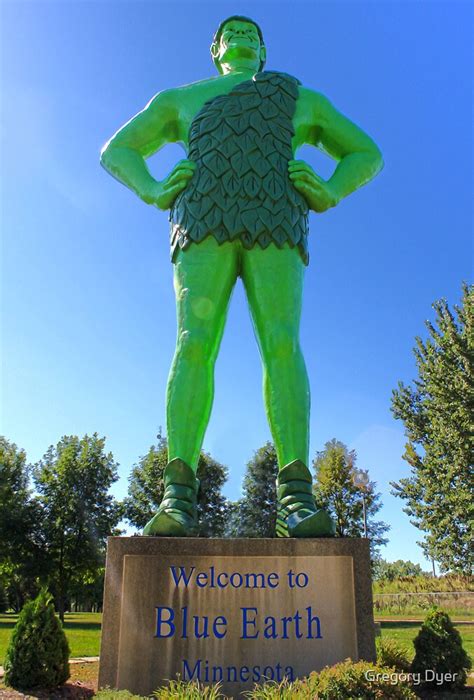 "Jolly Green Giant statue in Blue Earth Minnesota" by Gregory Dyer | Redbubble