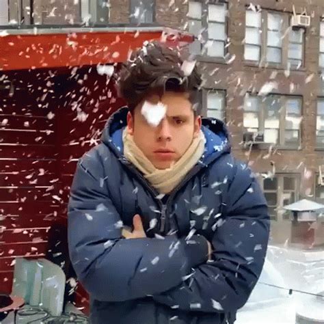 Cold GIF - RudyMancuso Snow Winter - Discover & Share GIFs