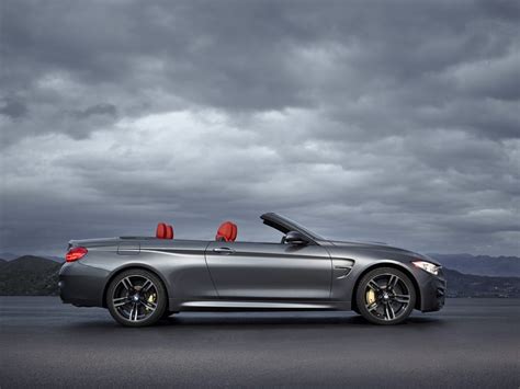 BMW M4 Convertible side press shot