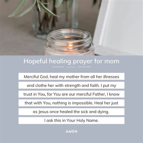 Hopeful healing prayer for mom – AvePray