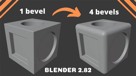 Blender Tutorial | Different Levels of Bevels - YouTube | Blender tutorial, Digital painting ...