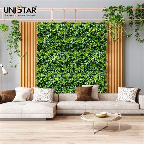 Artificial Vertical Garden | Artificial vertical garden, Living room ...