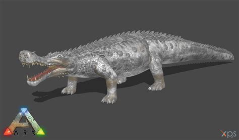 [ARK:SE] Sarcosuchus by Phelcer on DeviantArt