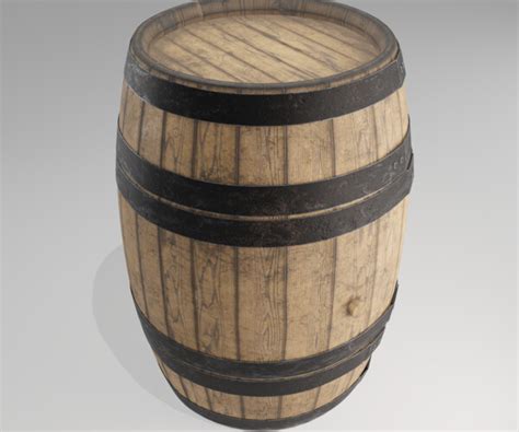 ArtStation - Old Wooden Barrel | Game Assets