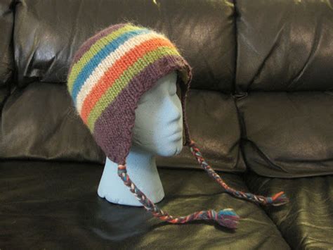 Classic Ear Flap Hat | AllFreeKnitting.com