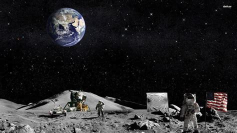 Astronaut On Moon Wallpapers - Top Free Astronaut On Moon Backgrounds - WallpaperAccess